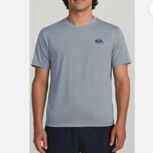 NEW Quiksilver Men's Size M Blue T-Shirt Polyester Spandex Blend